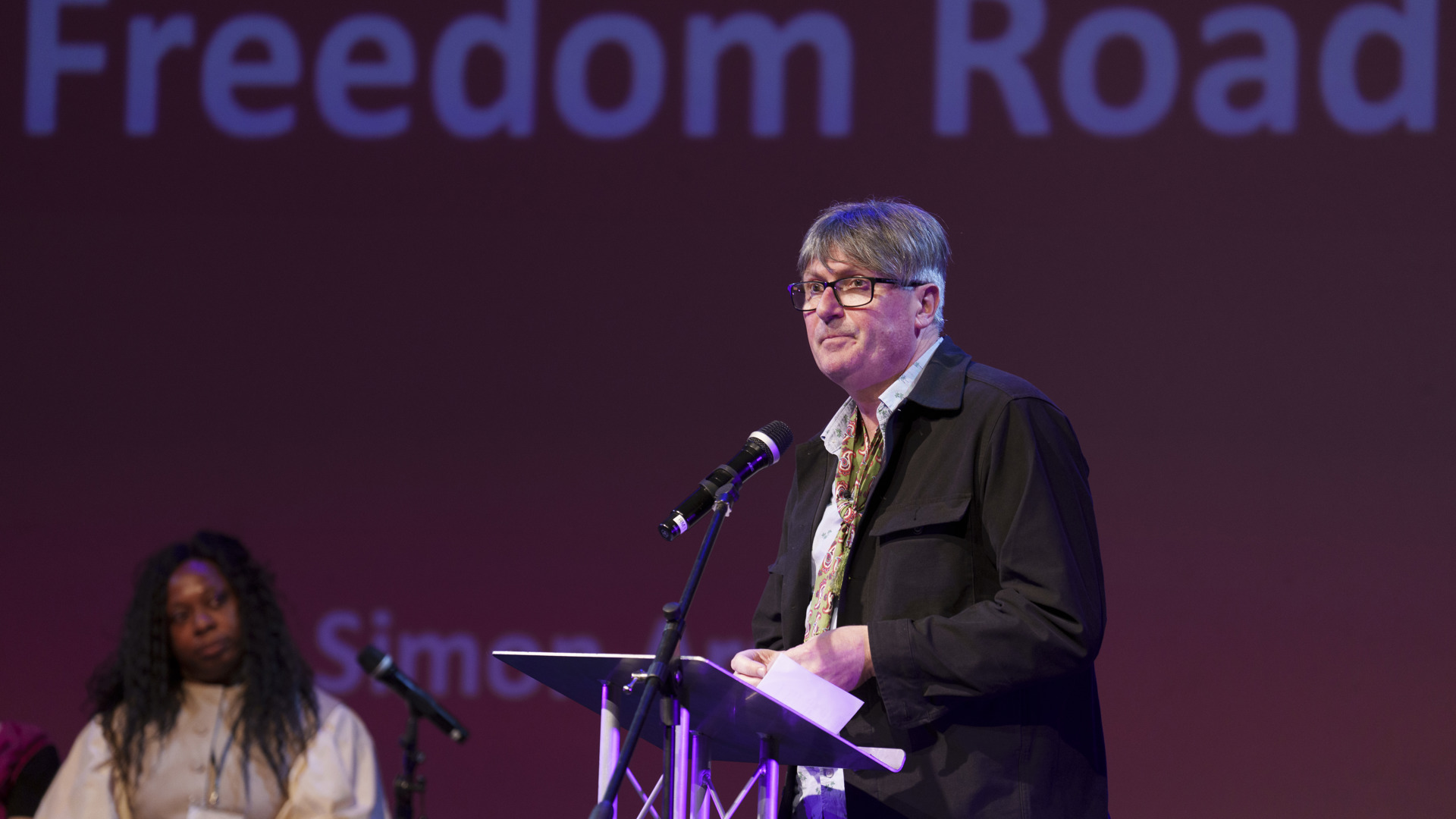 Poet Laureate Simon Armitage Reading Commissioned Poem Freedom Road Credit Freedom Arts Centres